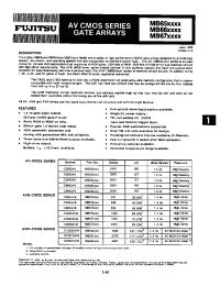 Datasheet MB651XXX manufacturer Fujitsu